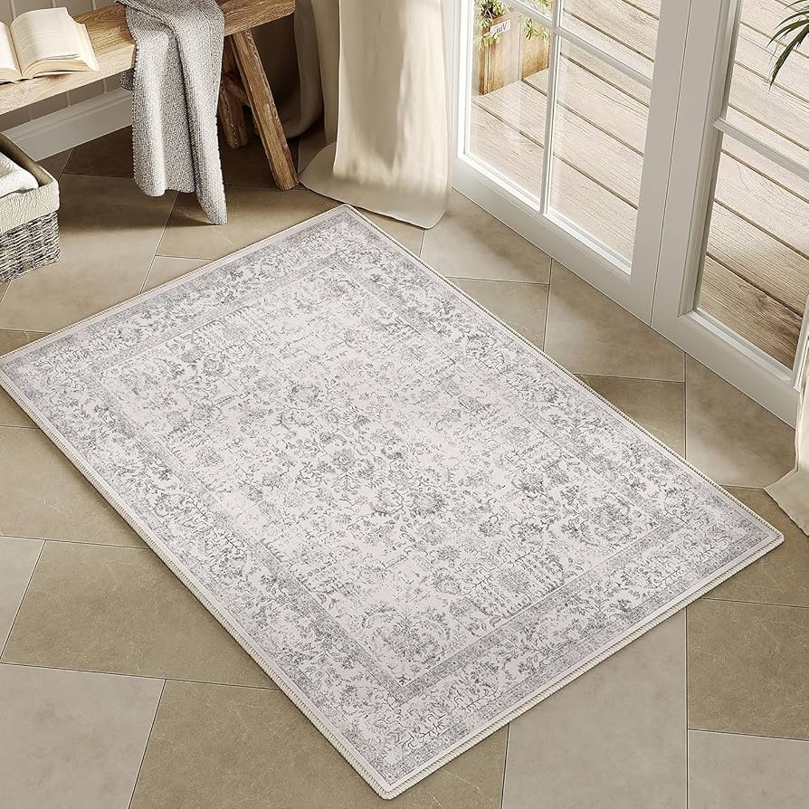 Amazon.com: PureCozy Gray Entryway Area Rug 2x3 Door Mat